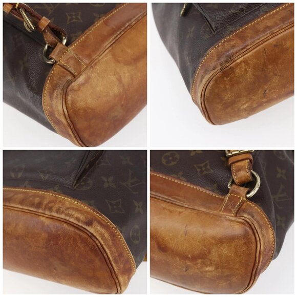 LOUIS VUITTON Monogram Montsouris MM Backpack M51136 LV Auth 150398